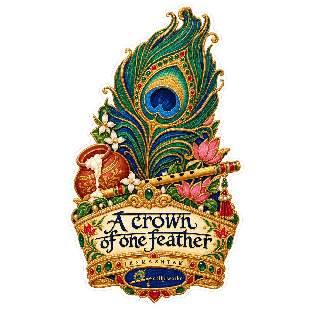 A Crown of One Feather Krishna Janmashtami