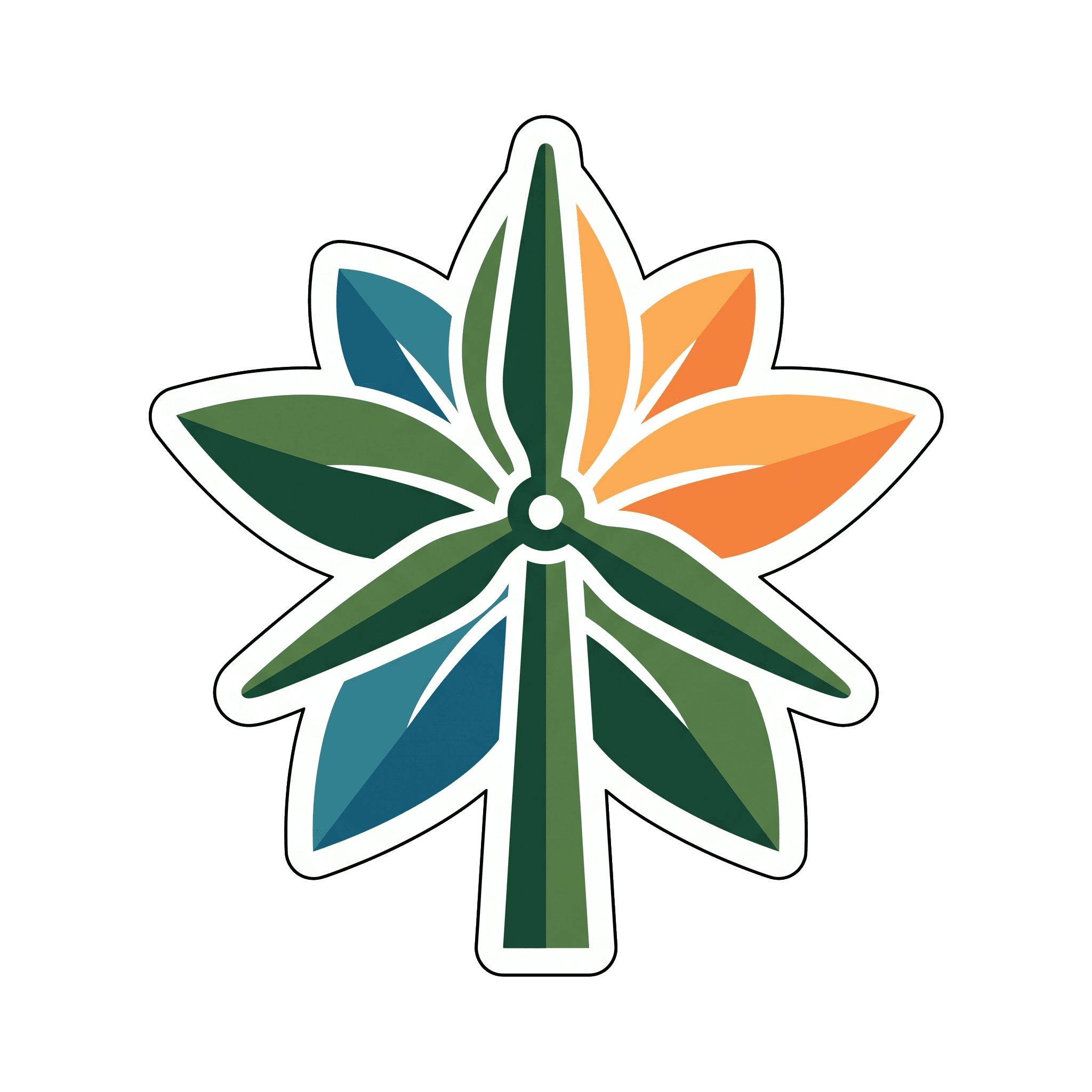 Wind Blossom Future Sticker