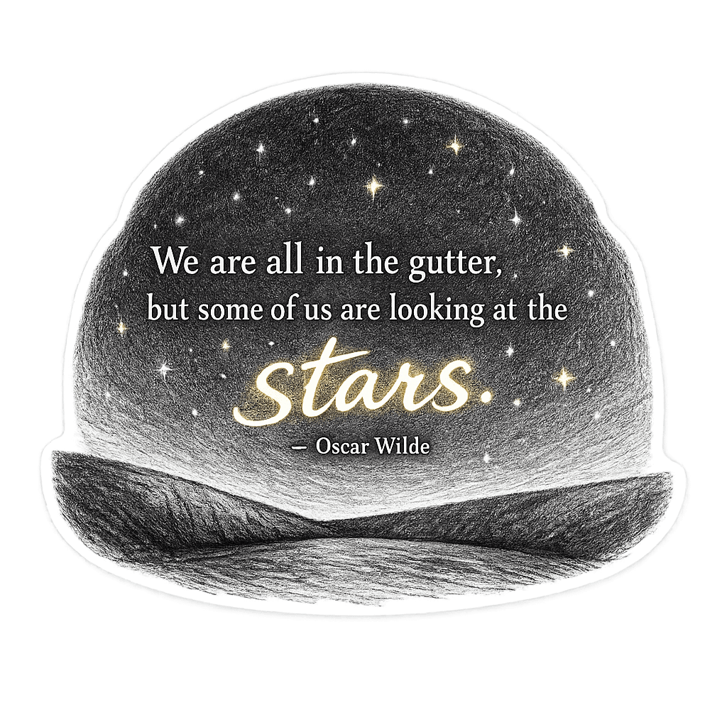 Wildean Wisdom: Gutter to Stars Perspective