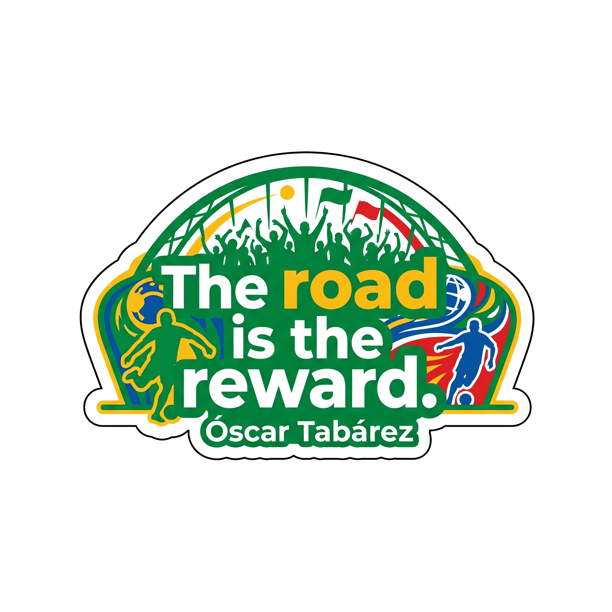 The Road Is The Reward Decal