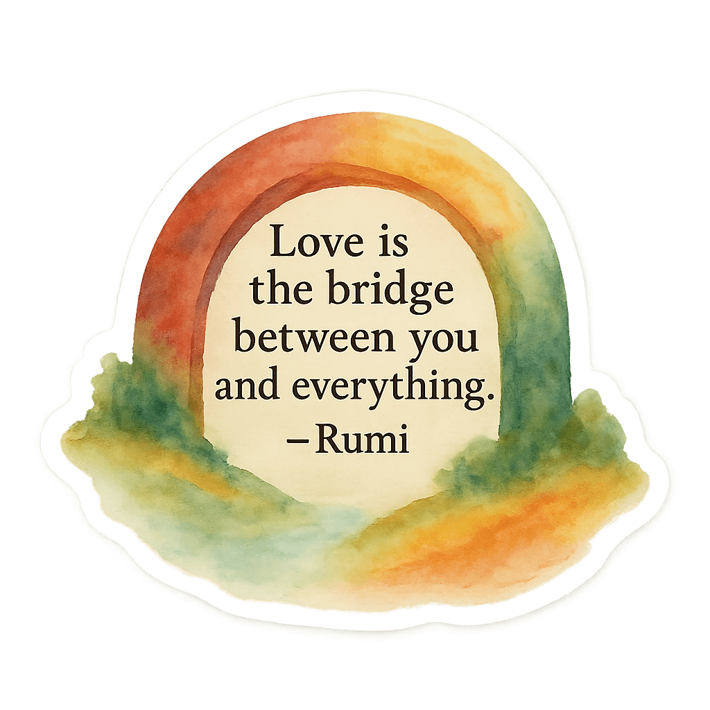 Rumi Quote Art