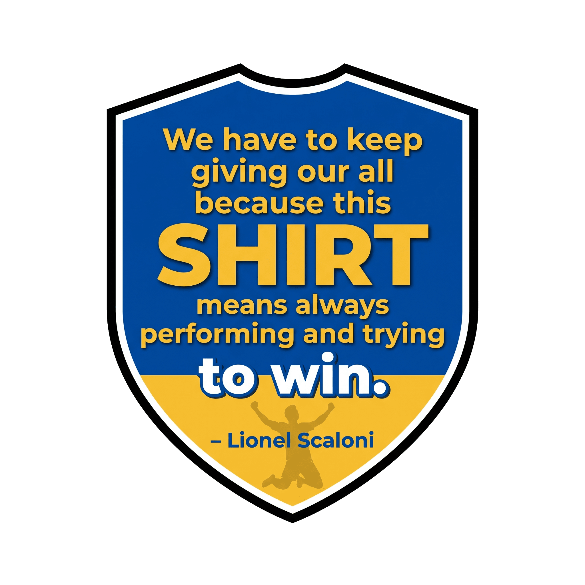 Scaloni's Winning Spirit Decal