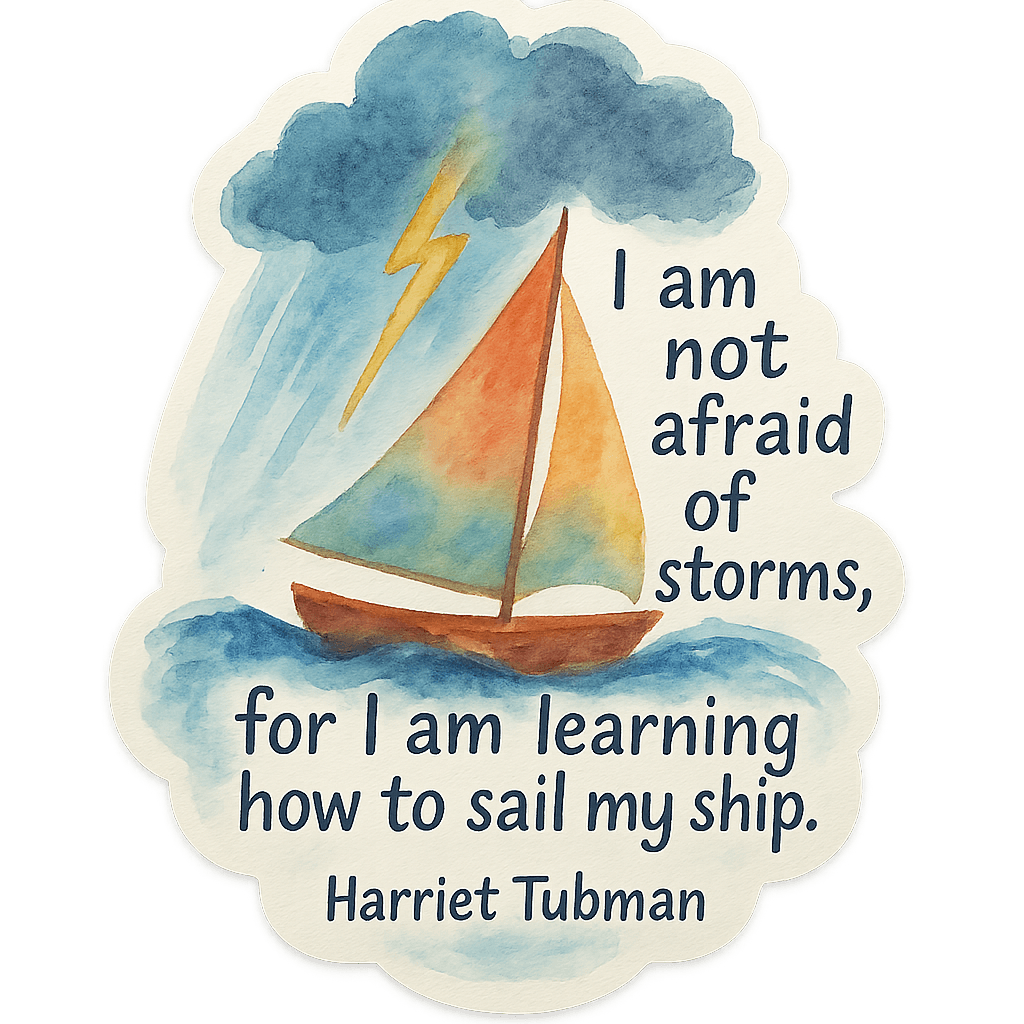 Sailboat & Storms Laminated Art