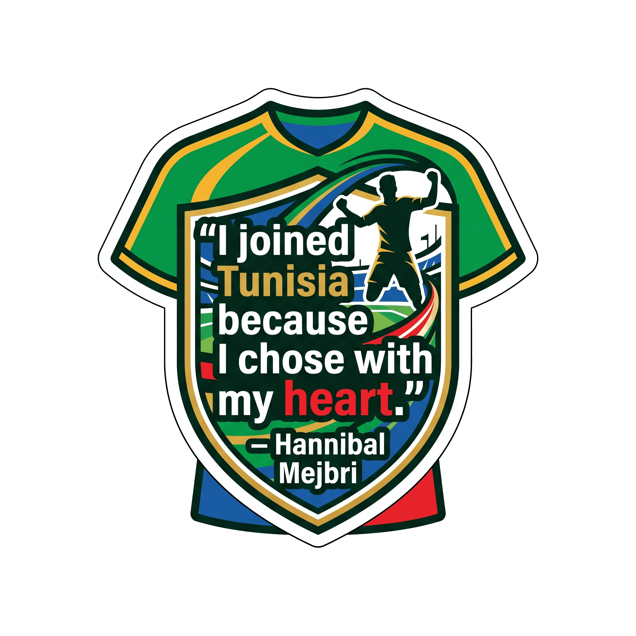 Mejbri's Tunisian Heartfelt Choice Sticker