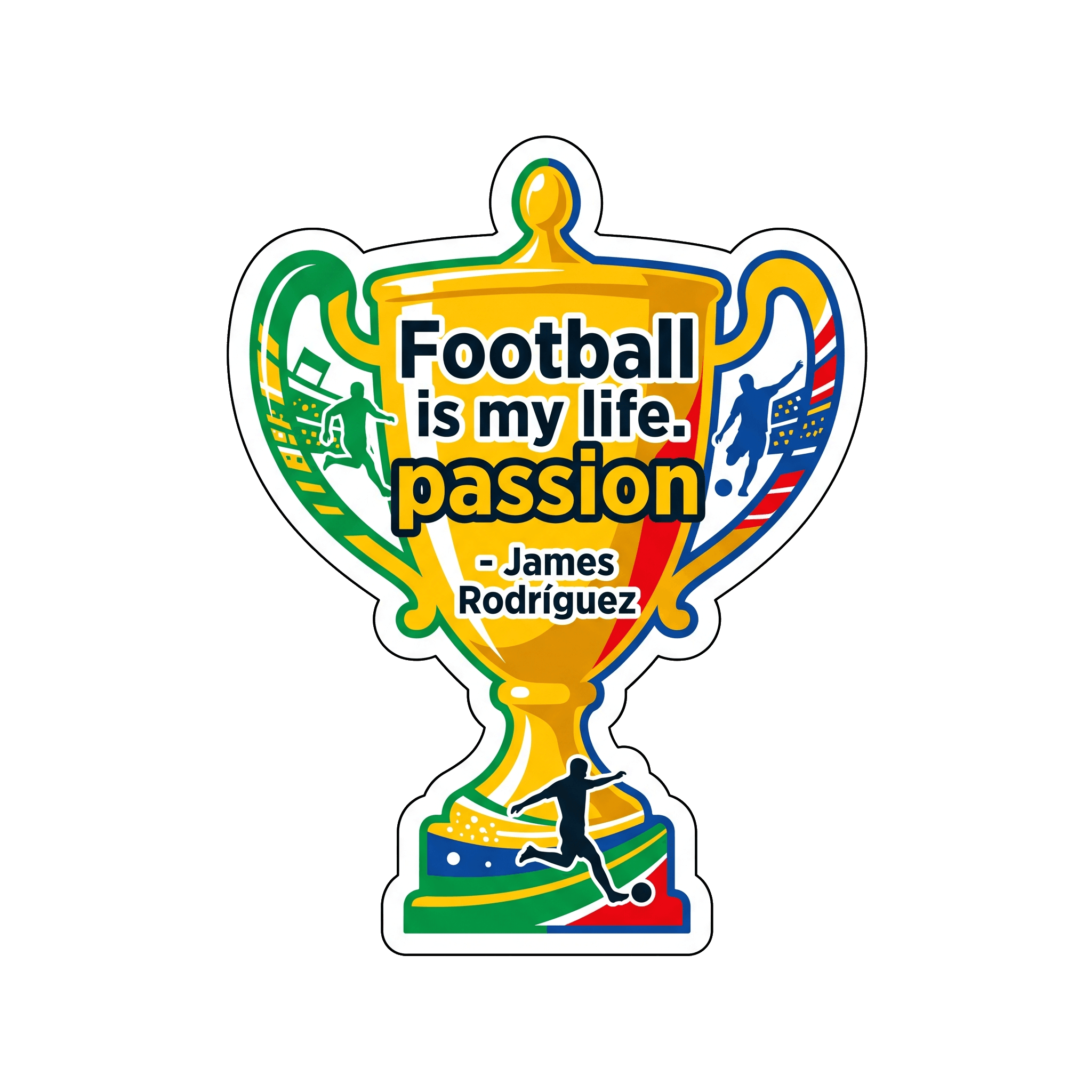 Rodríguez 'Football Is My Life' Sticker
