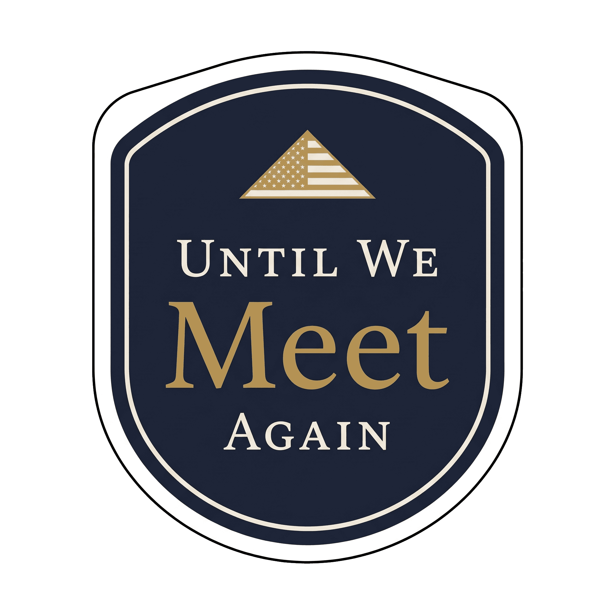 Until We Meet Again Remembrance Emblem