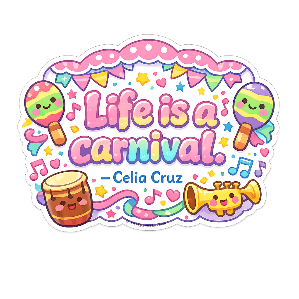 Life's Festive Spirit Musical Quote