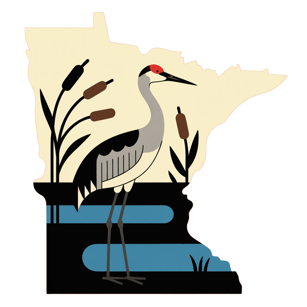 Minnesota Sandhill Crane Art