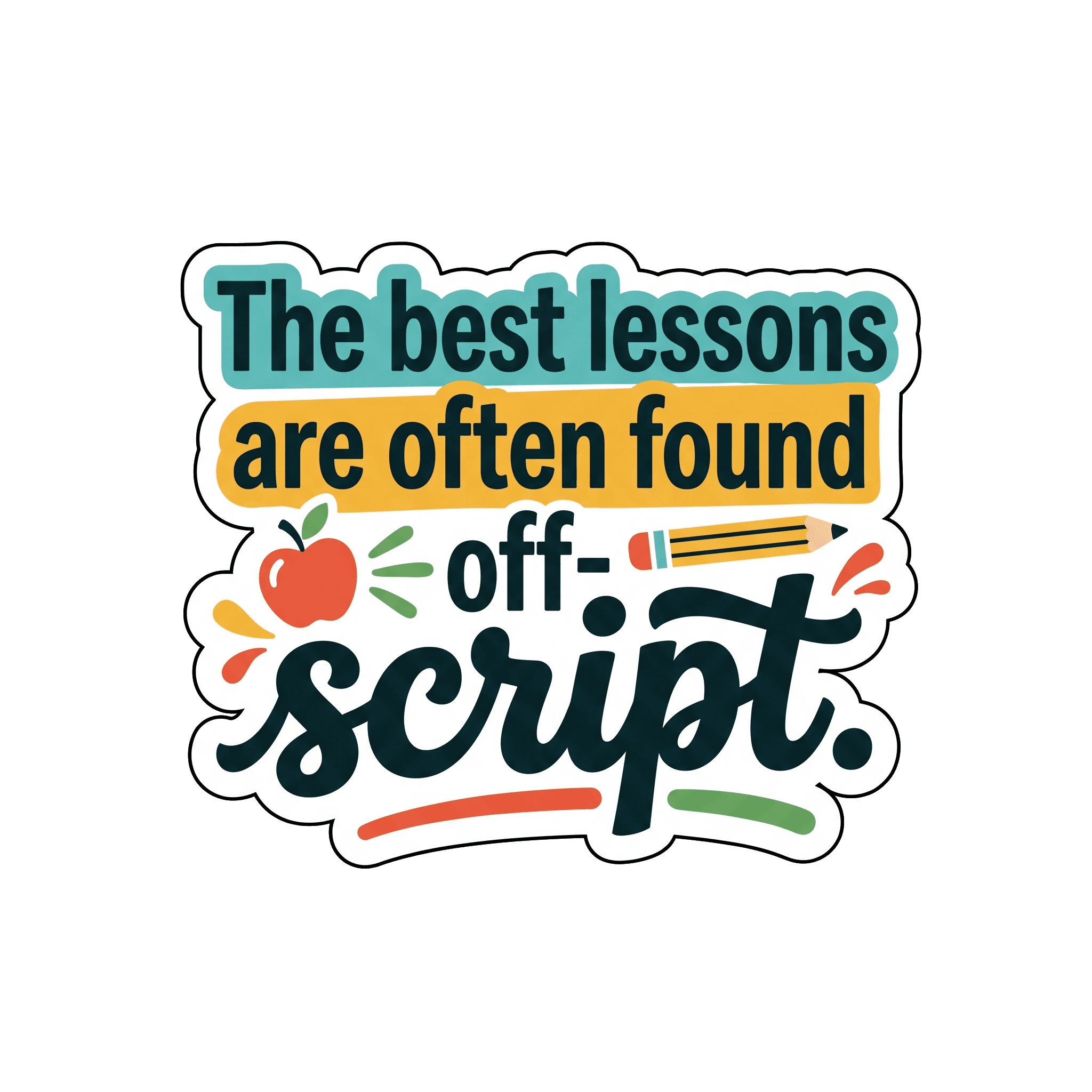 Latest sticker by Teacher Truths