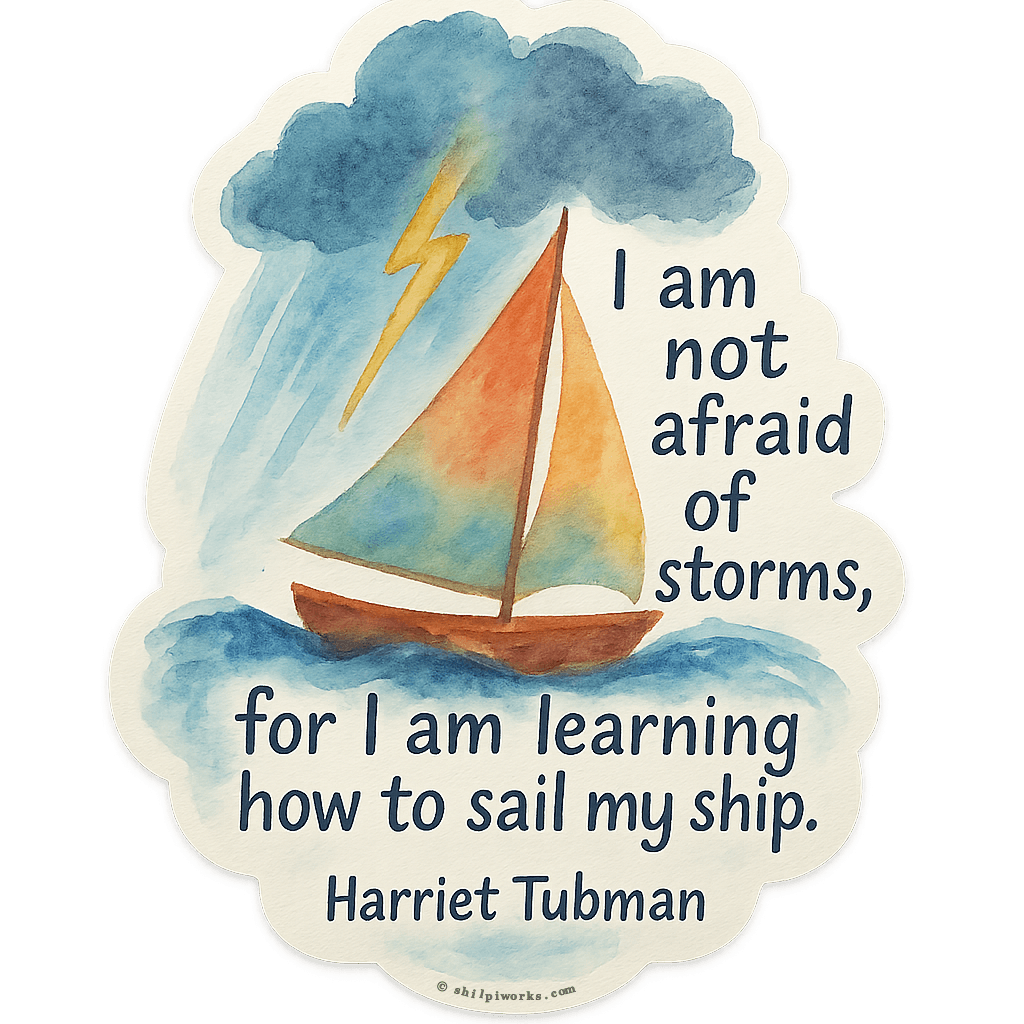 Sailboat & Storms Laminated Art