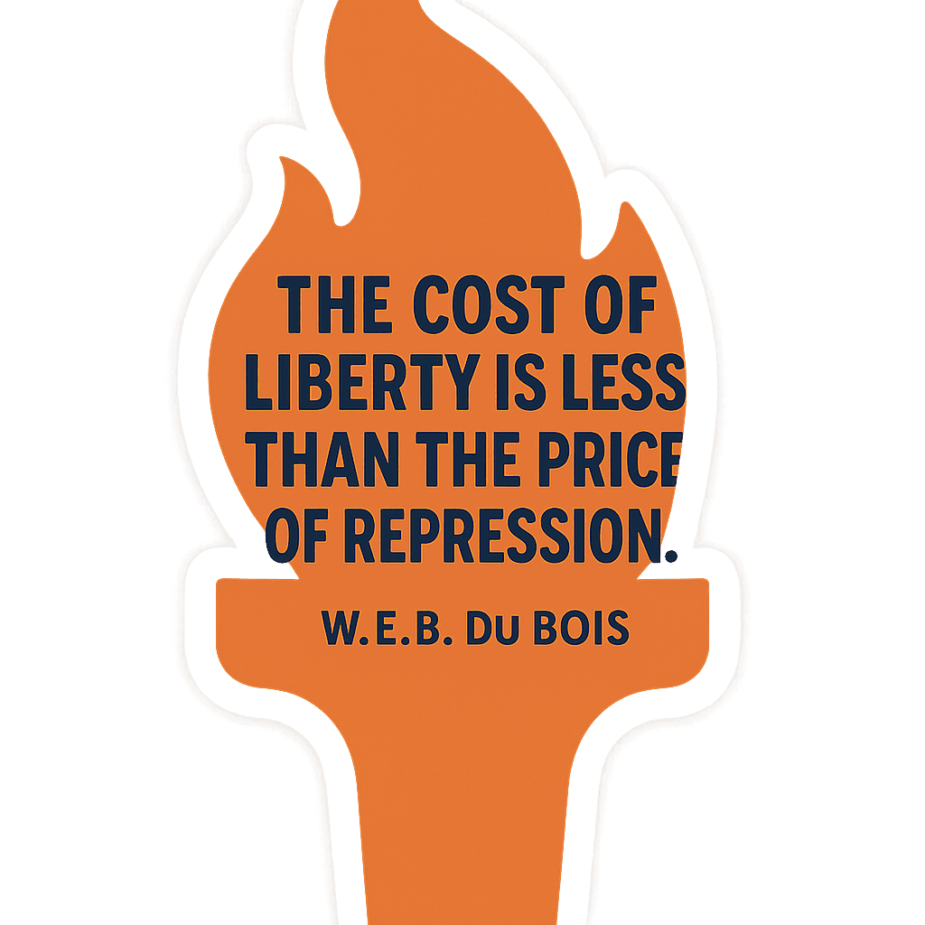 Du Bois Quote Liberty Torch