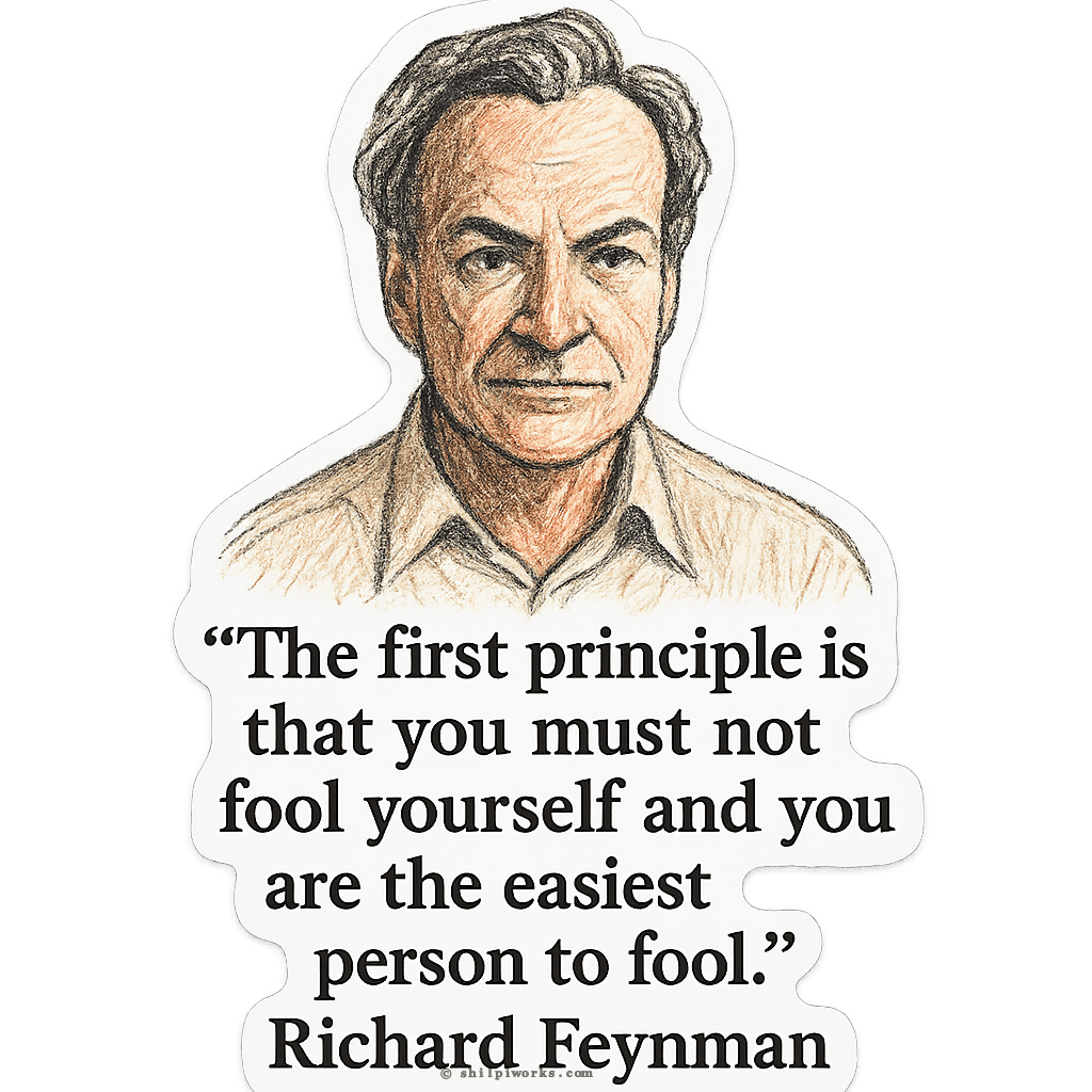 Richard Feynman Quote Design