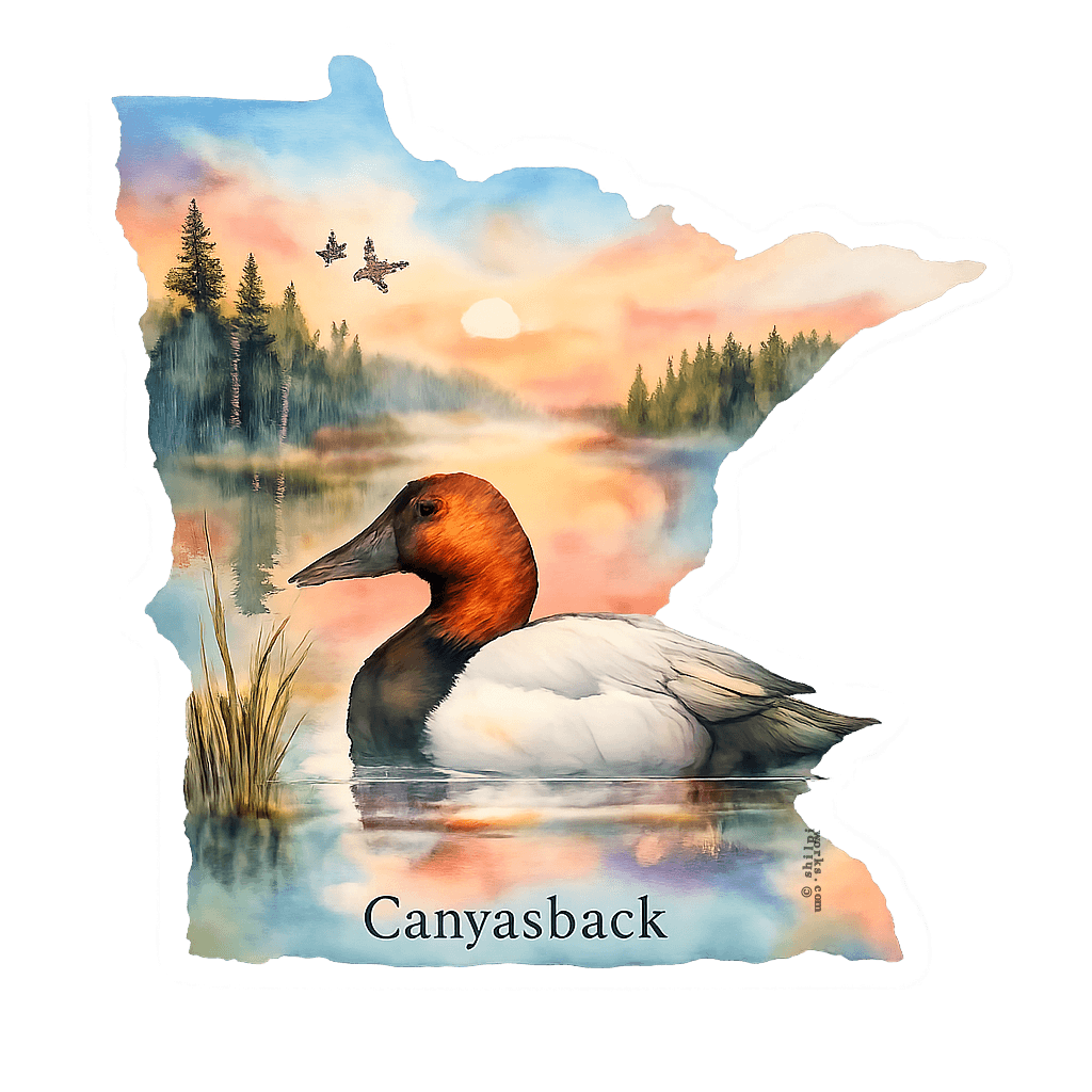 The Regal Canvasback Duck