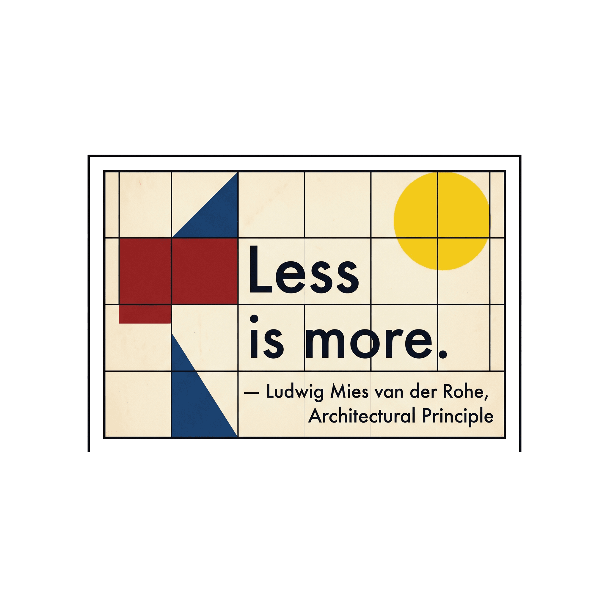 Bauhaus Simplicity: Less Is More