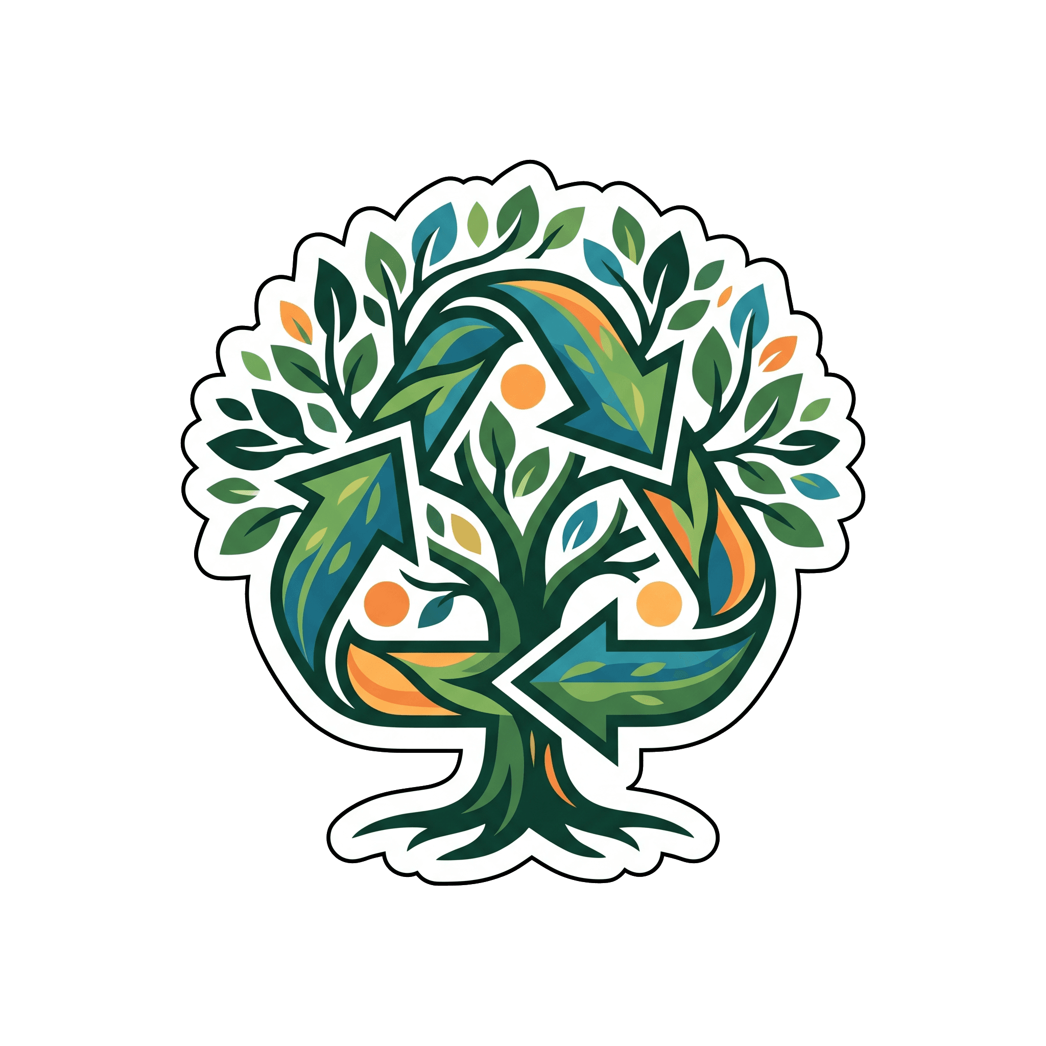Sustainable Tree of Life Emblem