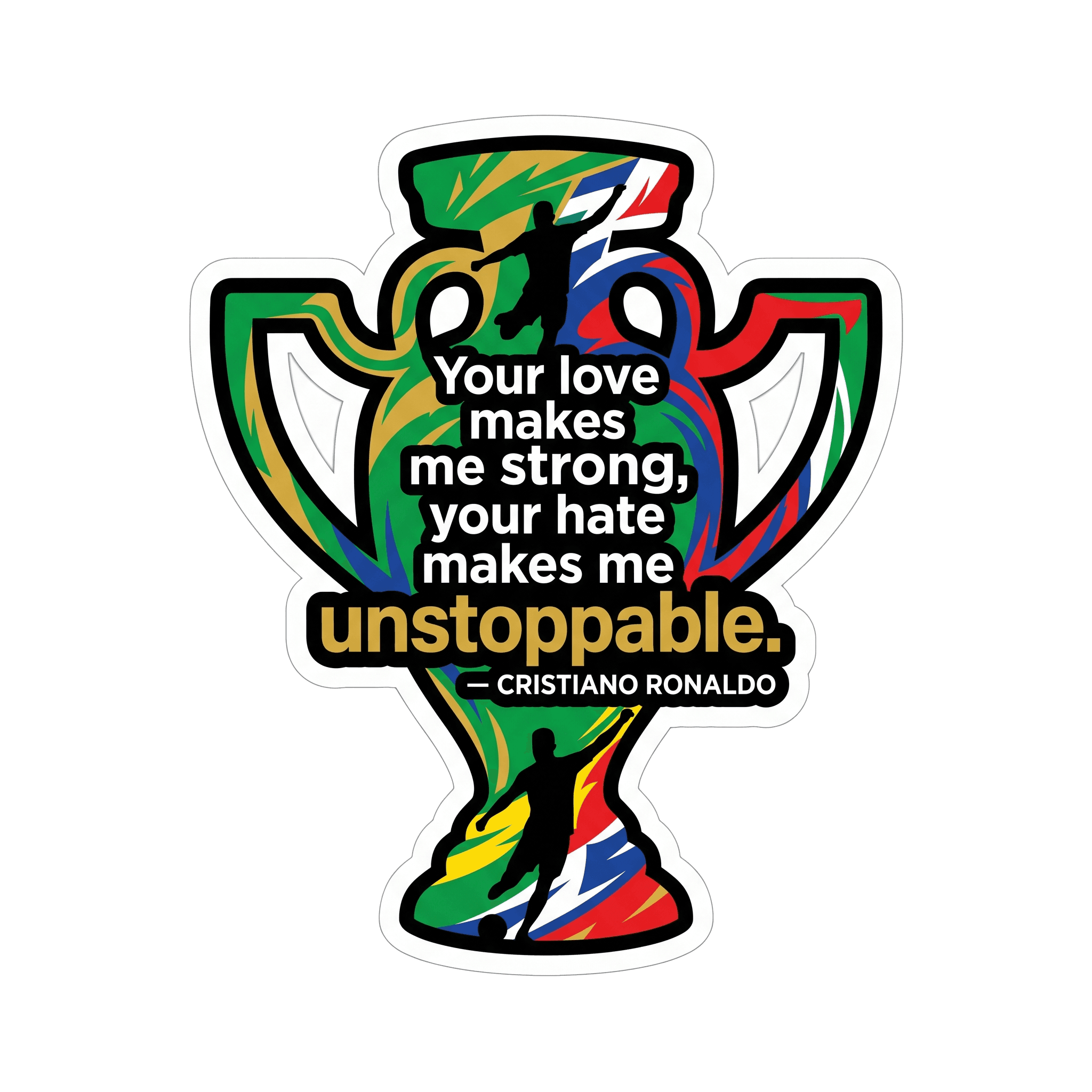 Ronaldo Unstoppable Football Champion Emblem