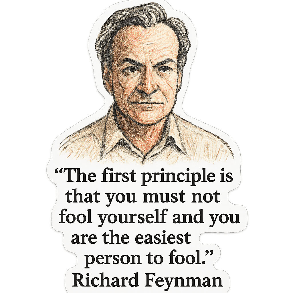Richard Feynman Quote Design