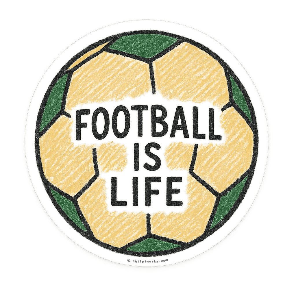 Football is Life Graphic