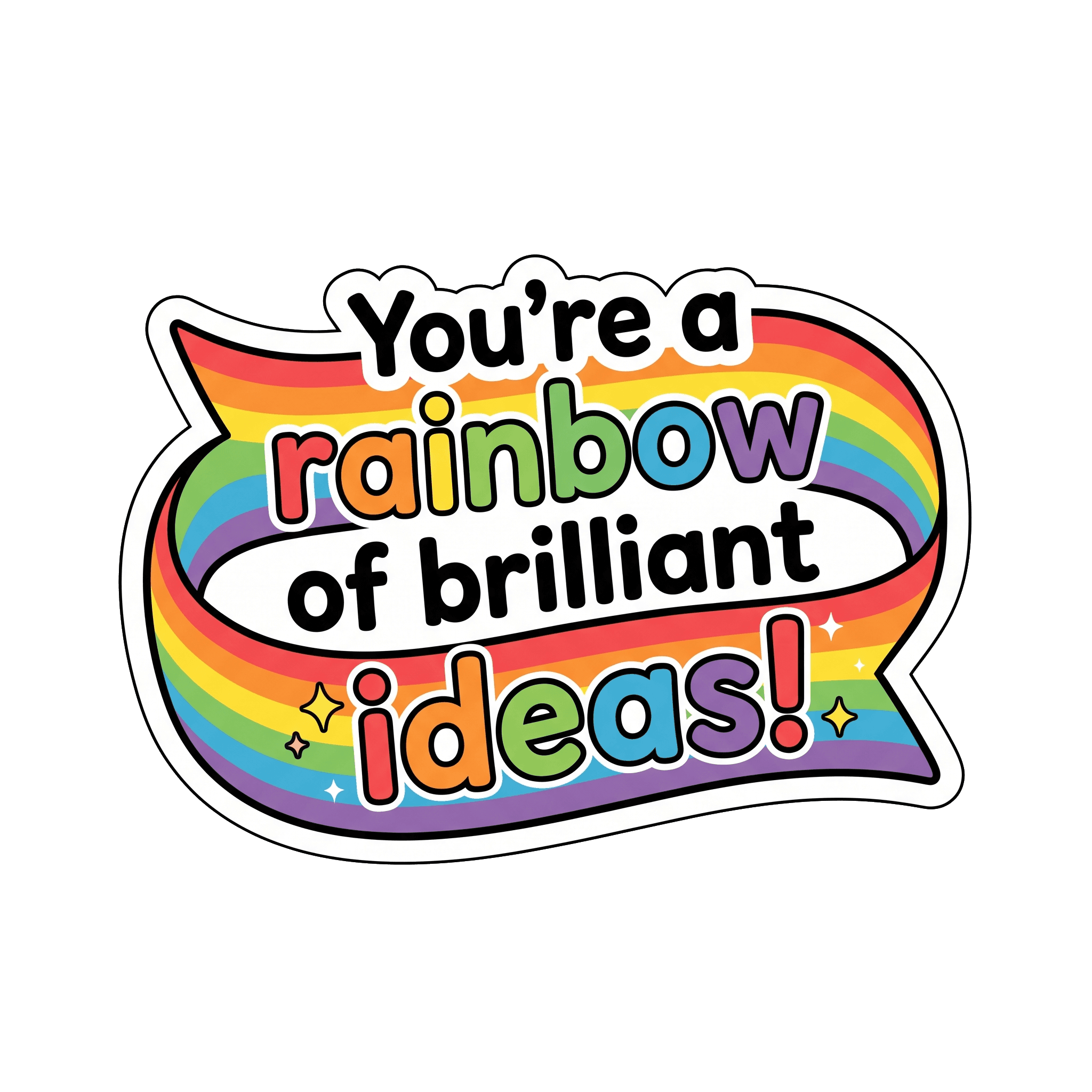 Rainbow Ideas Brilliance Sticker