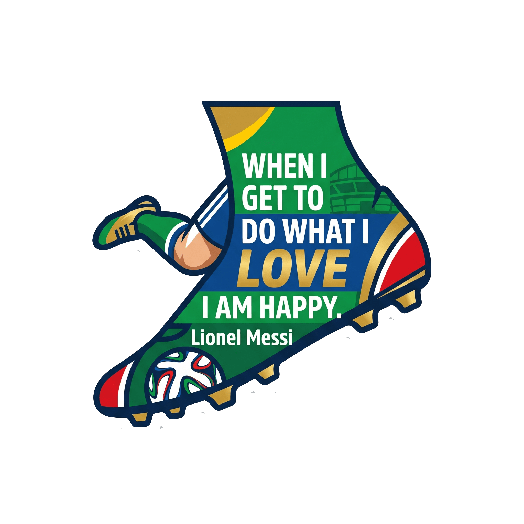 Messi's Path to Happiness Through Passion