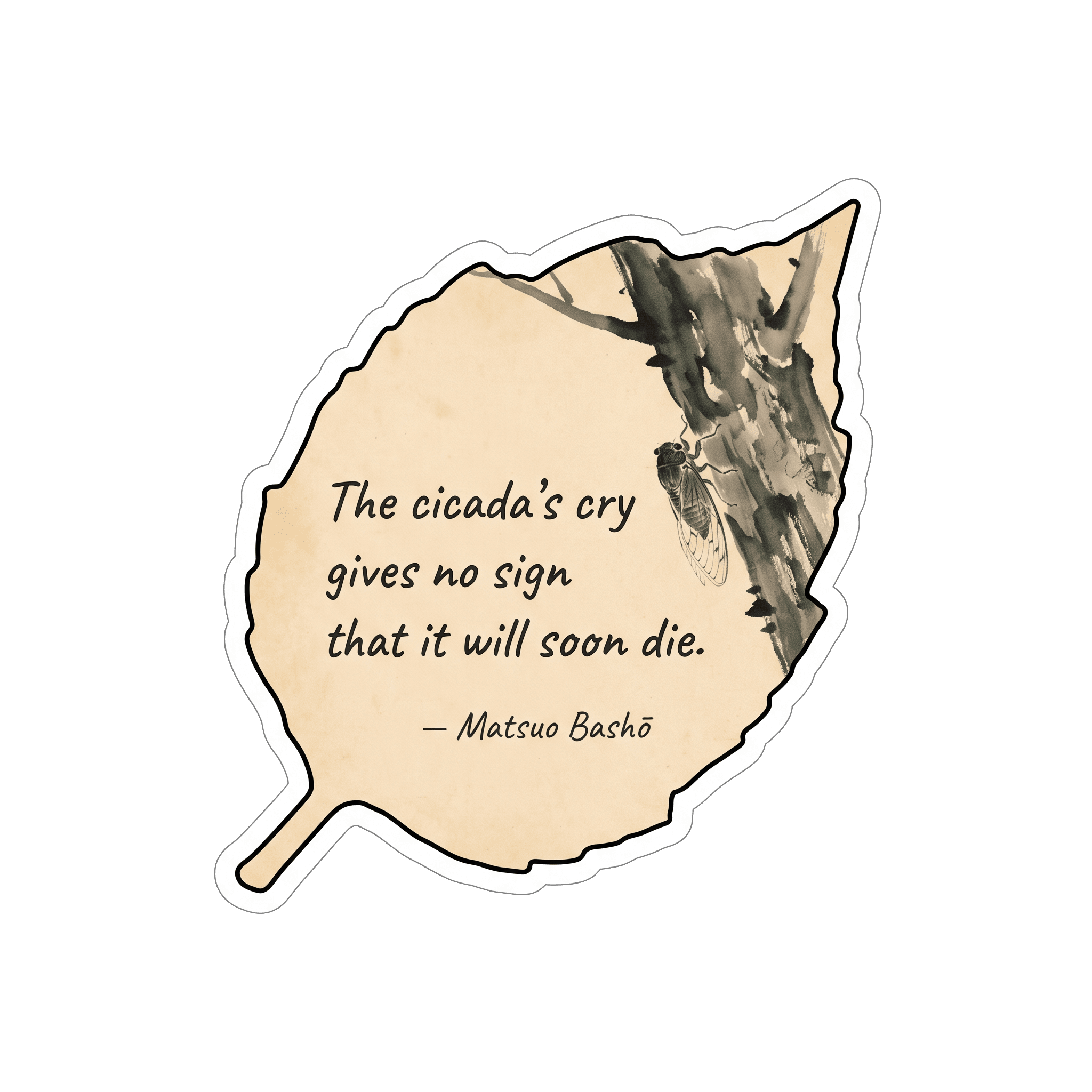 Bashō's Fleeting Cicada Haiku
