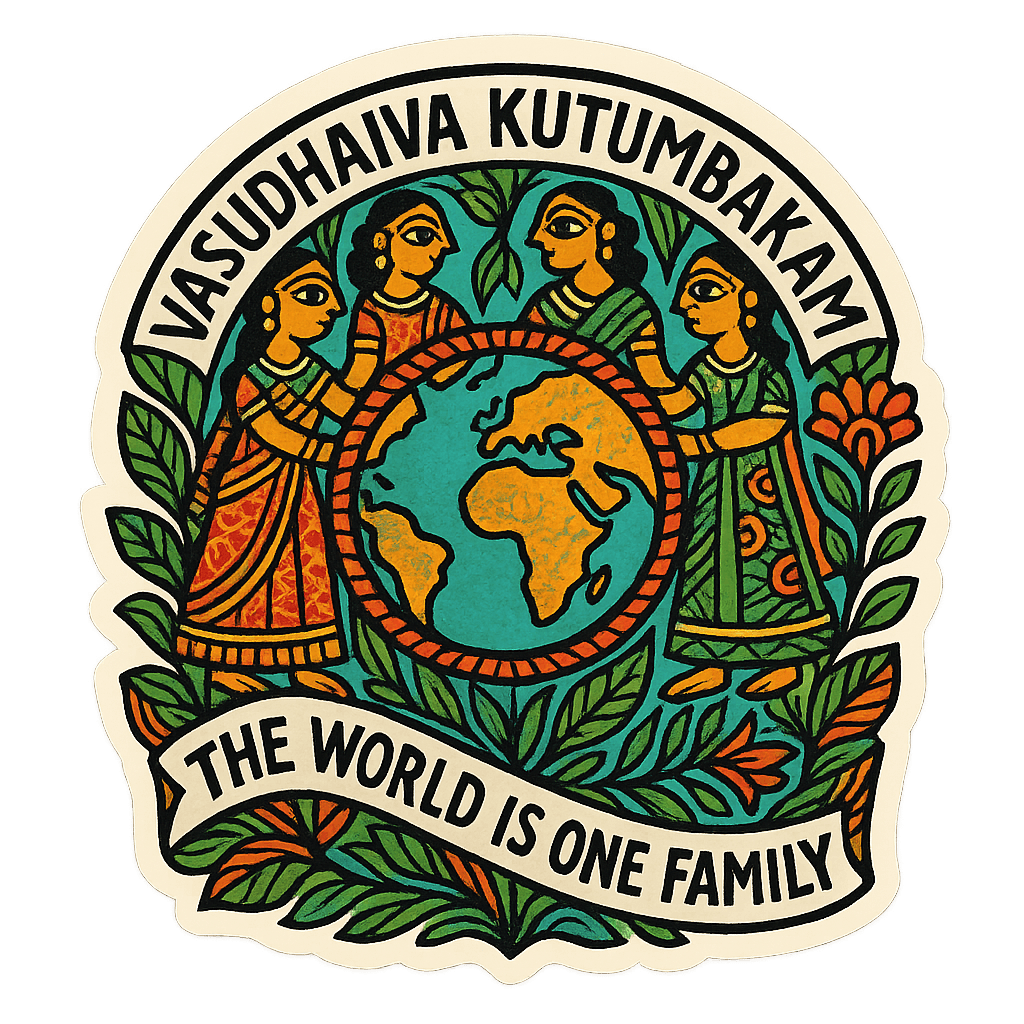 Vasudhaiva Kutumbakam Emblem