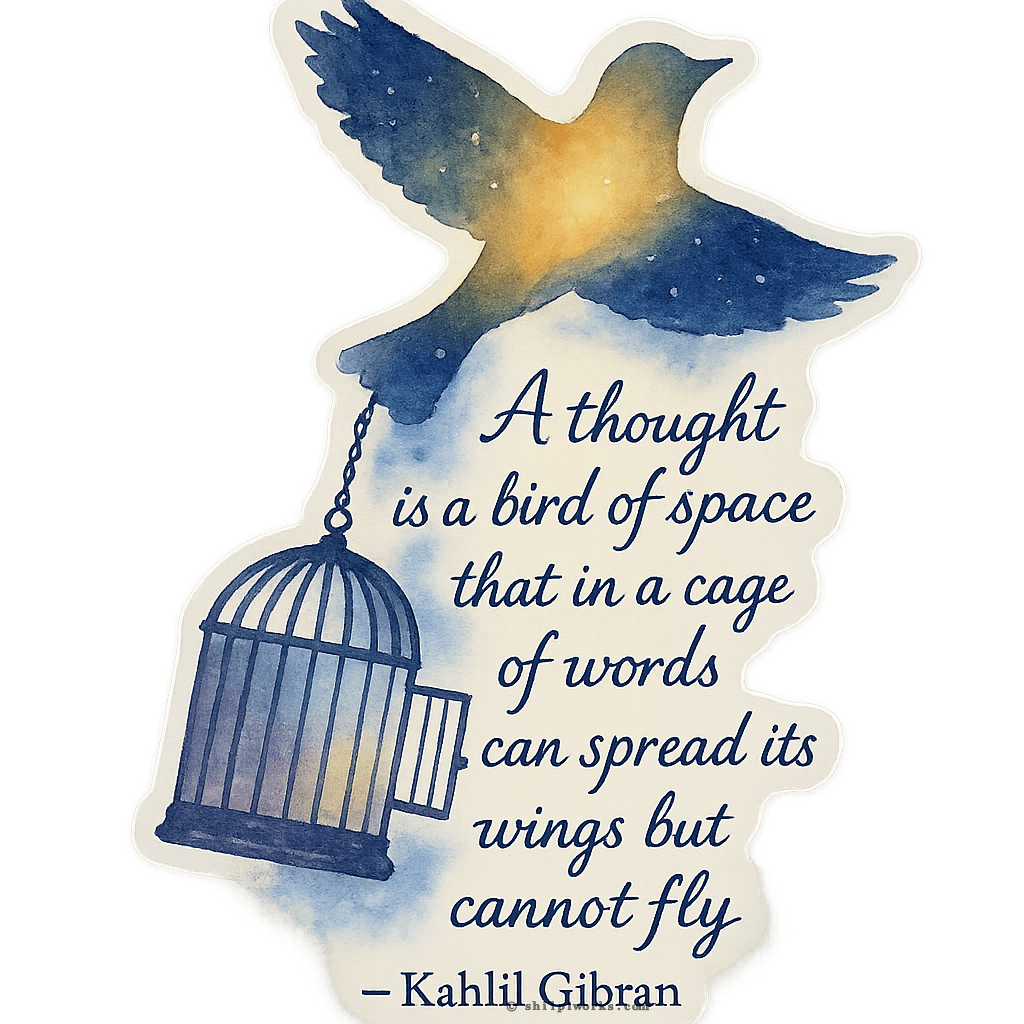 Thought is a Bird of Space