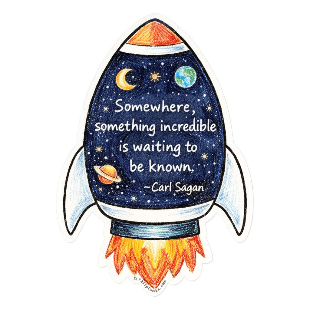 Carl Sagan Rocket Quote Space