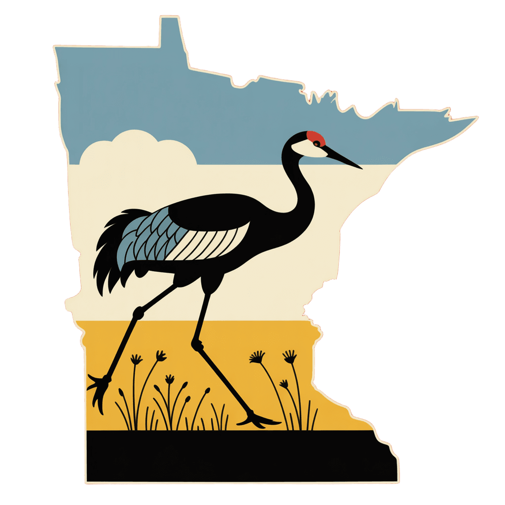 Minnesota Crane Art