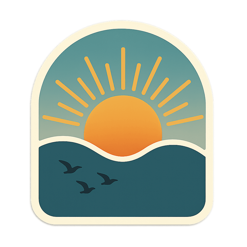 Ocean Sunset Scenic Embellishment