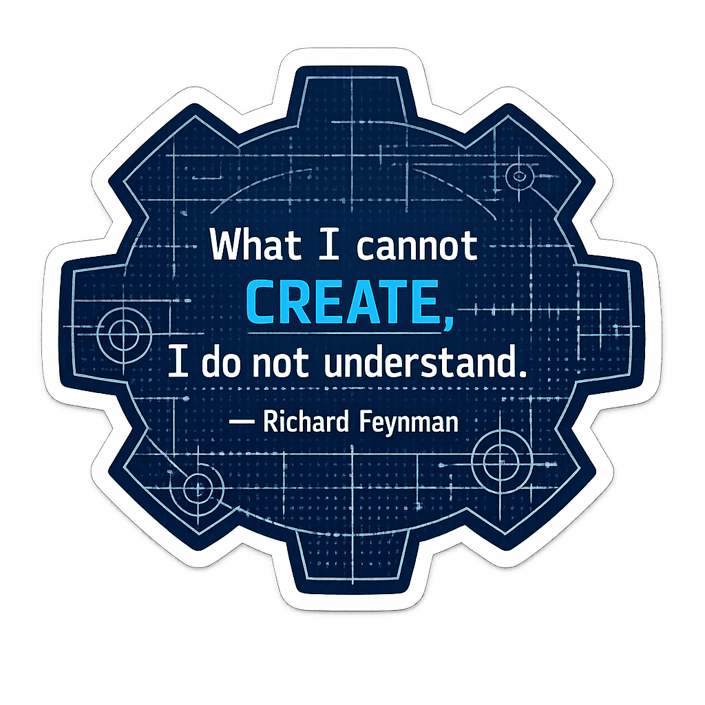 Feynman's Principle of Creation & Insight