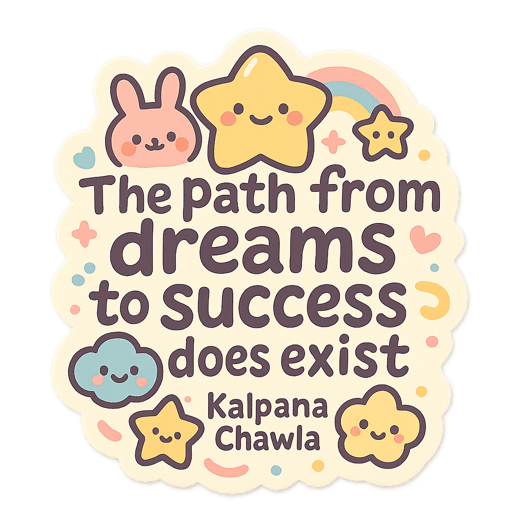 Inspirational Kalpana Chawla Dream Success Message