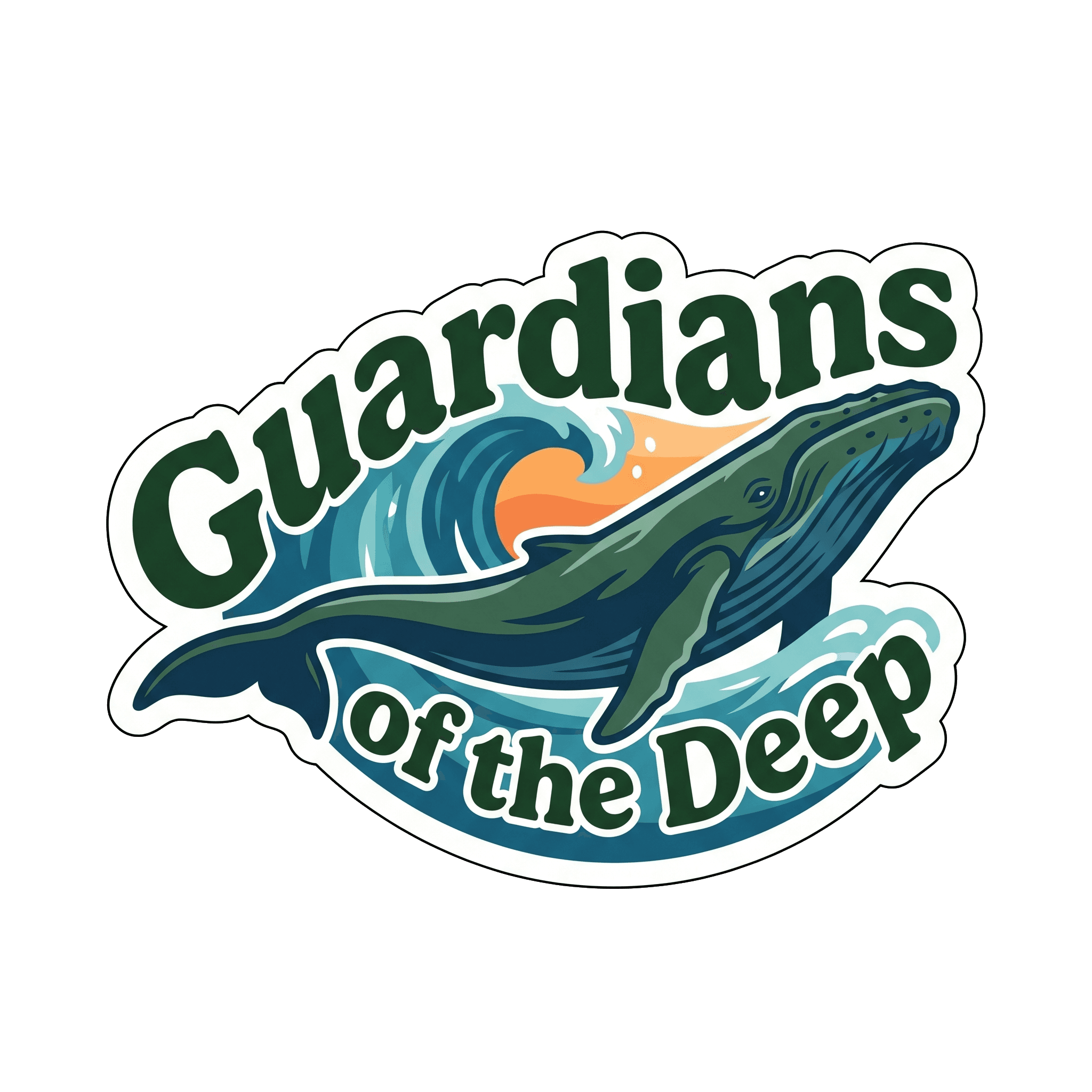 Guardians of the Deep Ocean Sticker