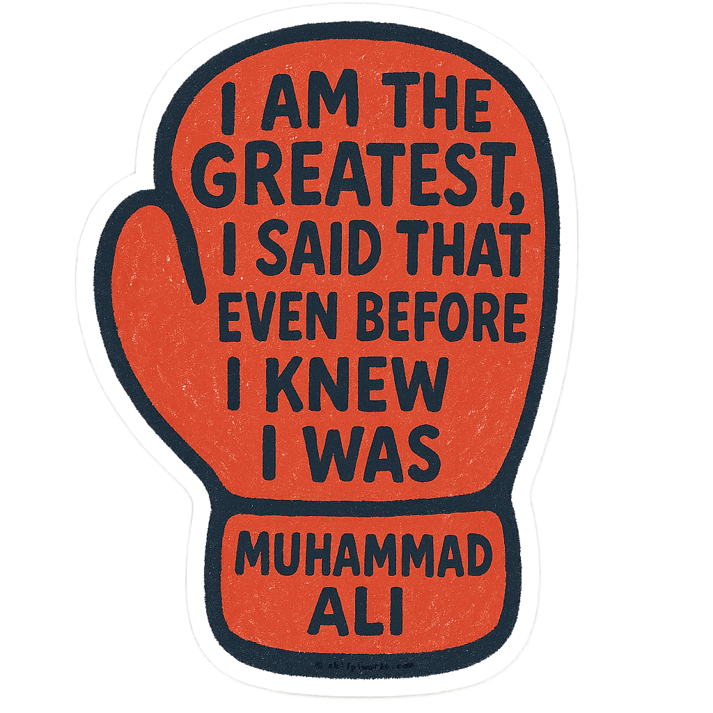 Ali 'Greatest' Boxing Glove