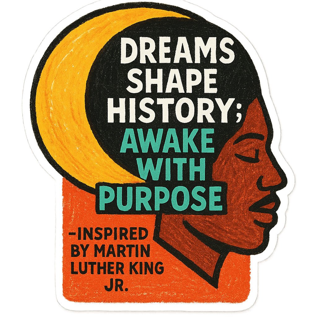 Dreams Shape History Positive Affirmation Art