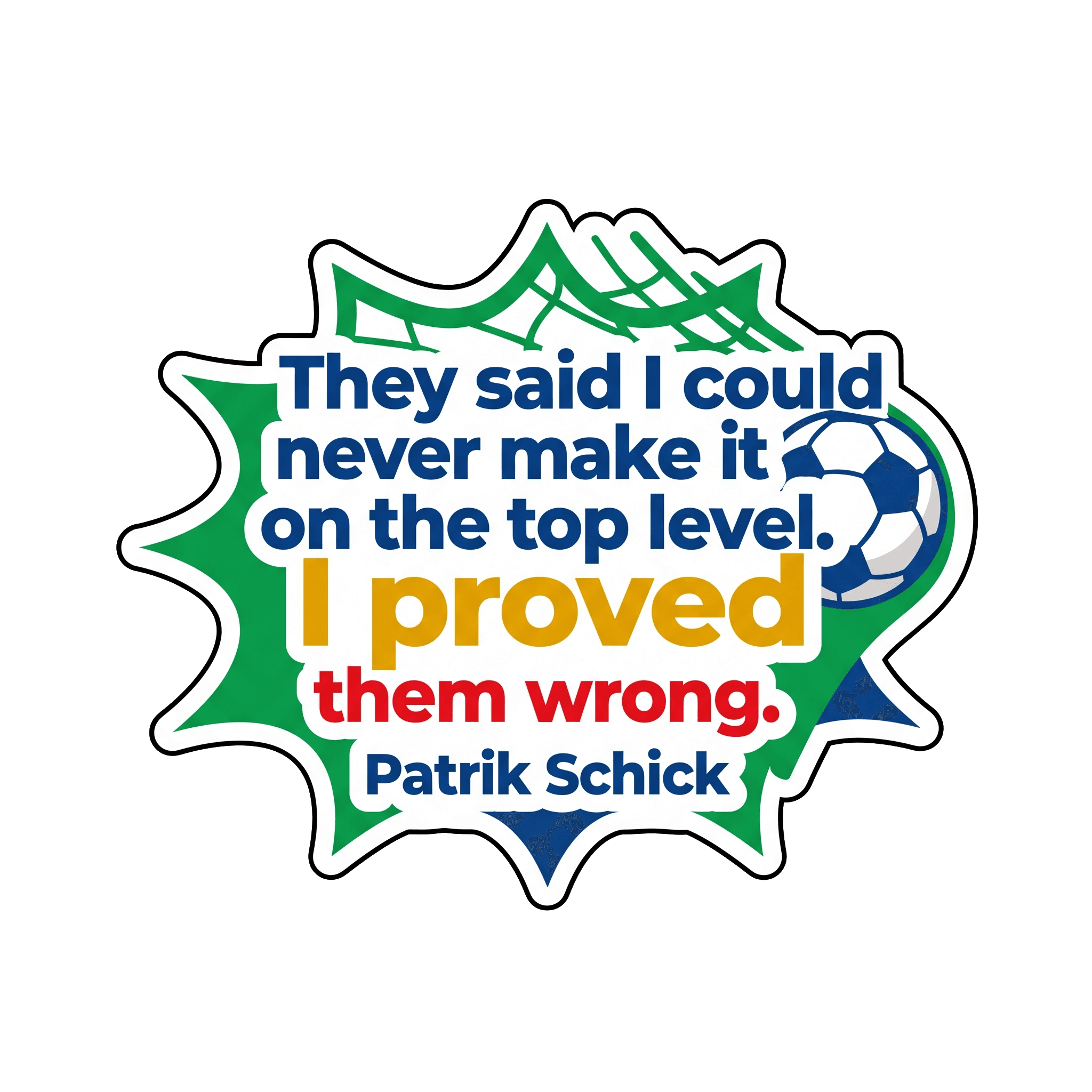Schick's Unstoppable Spirit Decal
