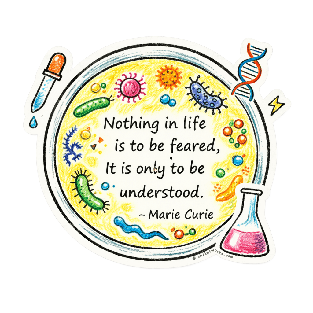 Motivational Science with Marie Curie's Quote