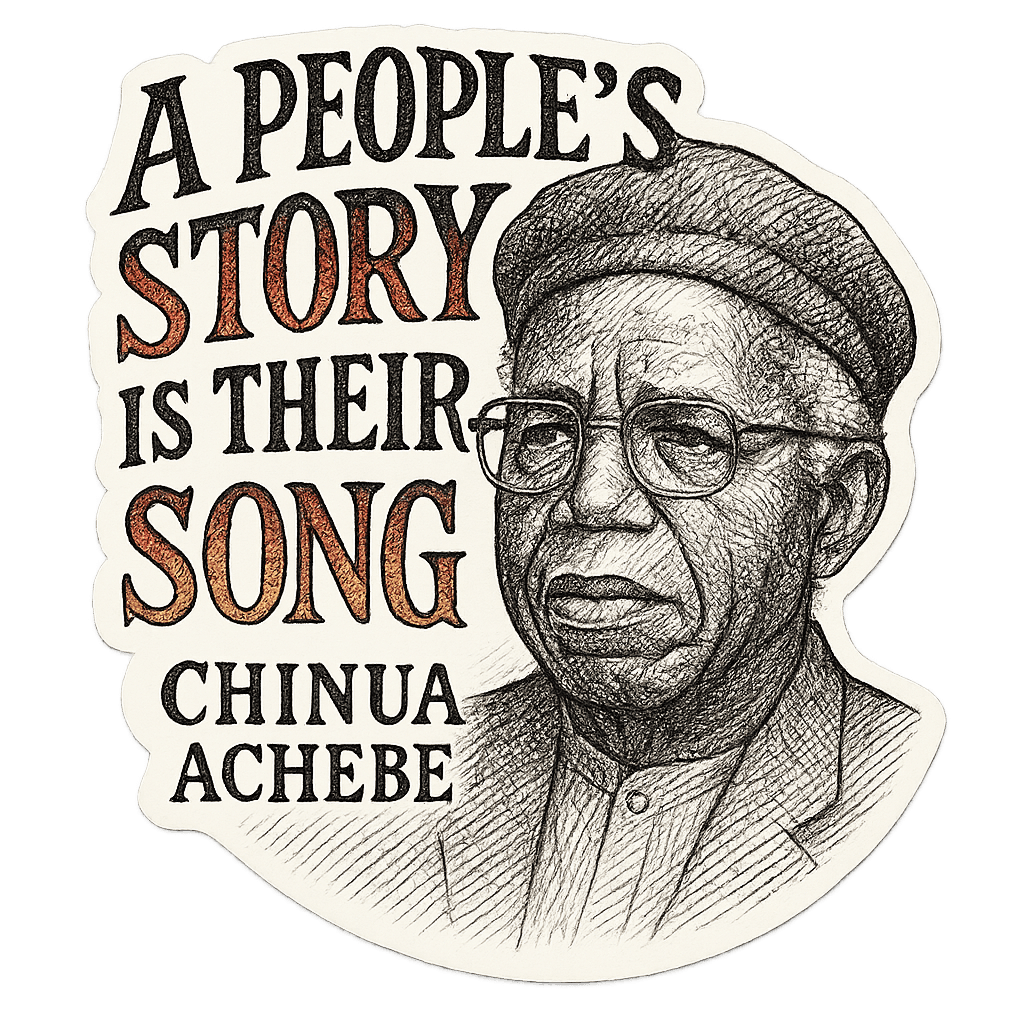 Chinua Achebe Wisdom: A People's Story Is Their Song
