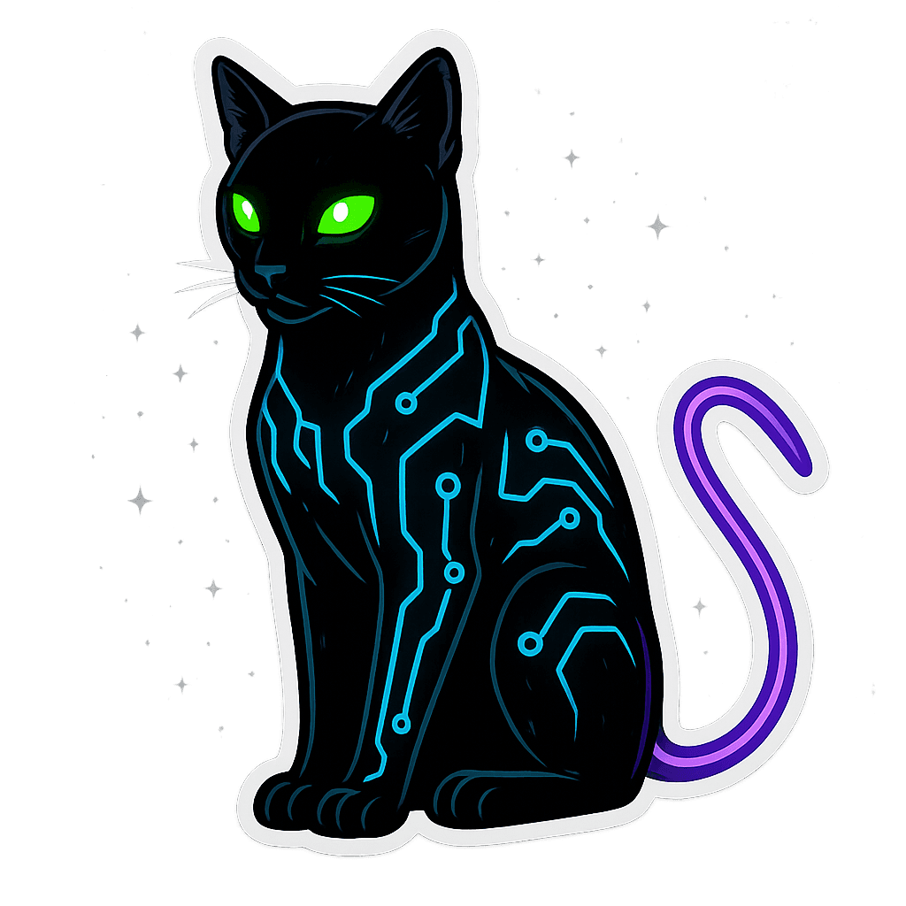 Cyber Cat Art