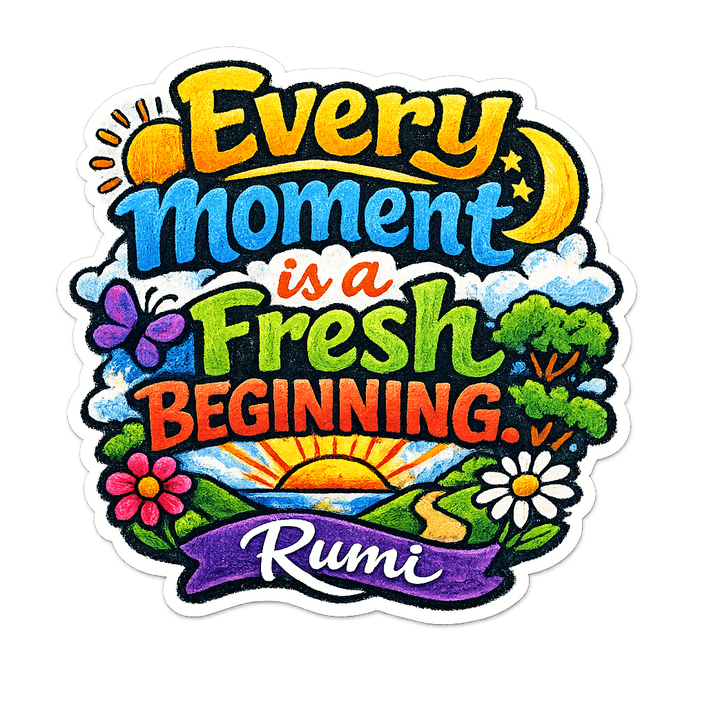 Rumi's Fresh Beginning Wisdom