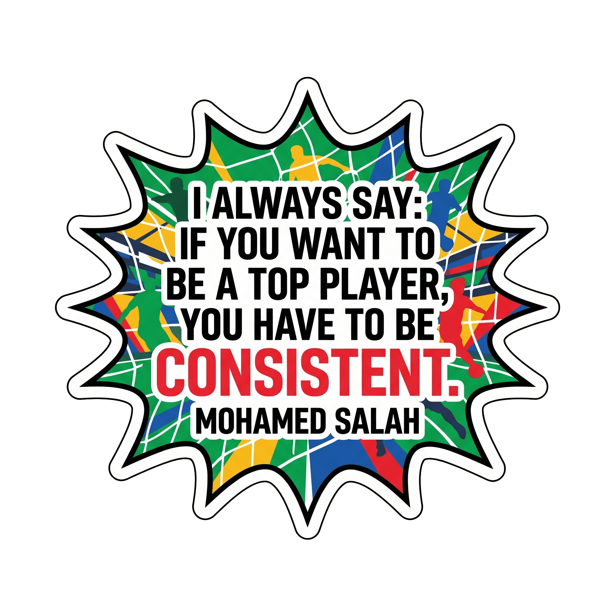 Salah's Consistent Play World Cup Sticker