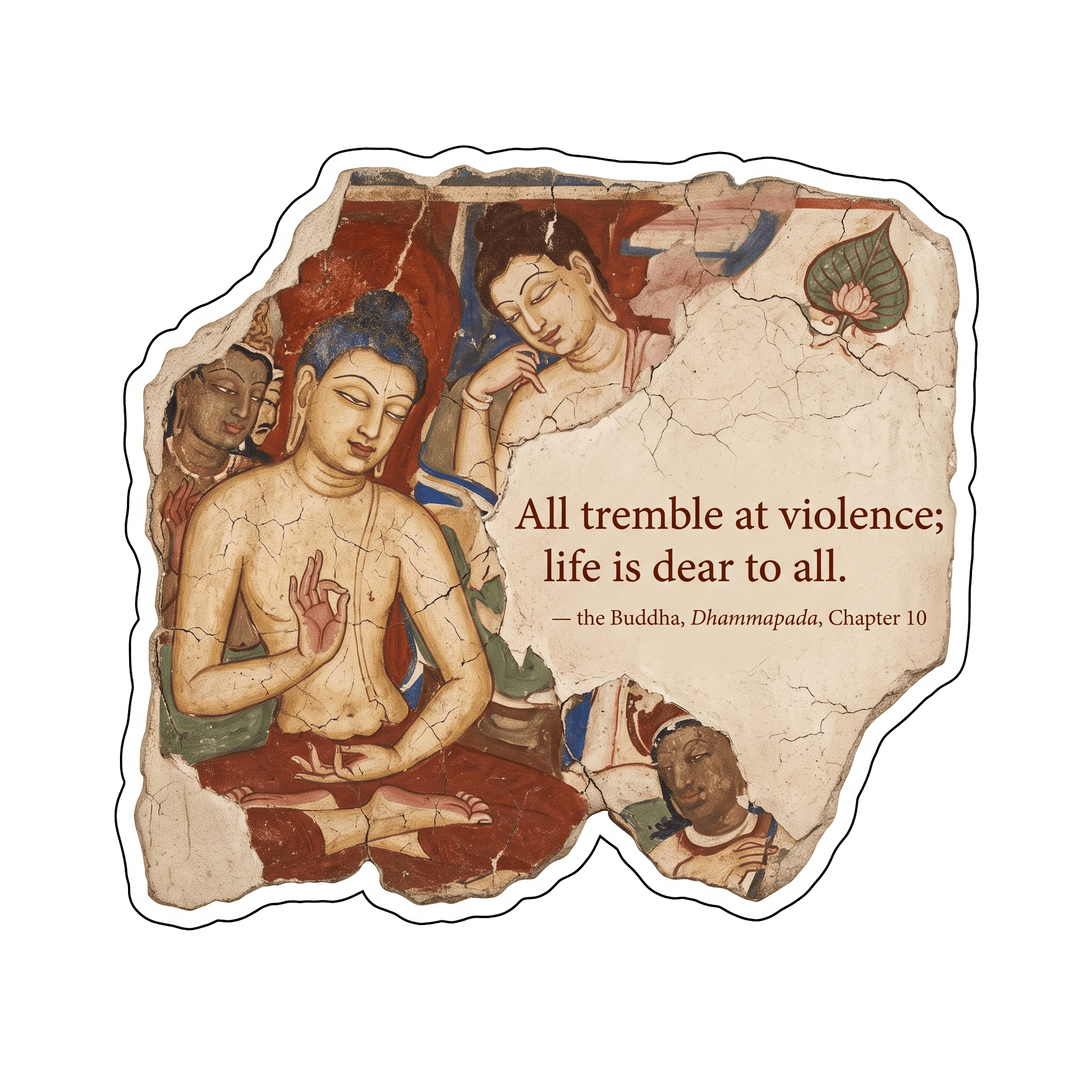 Ajanta Mural Wisdom: Life's Value, Buddha's Teaching