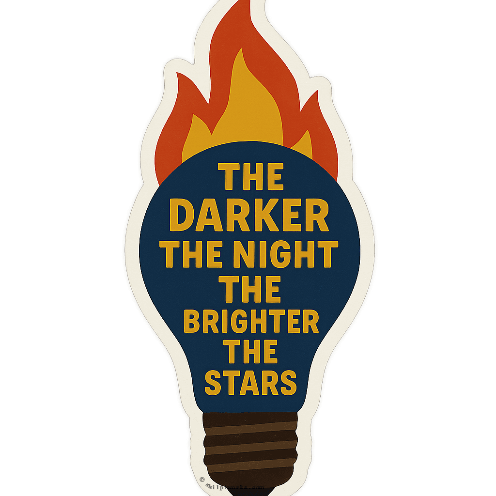 Brighter Stars Flame Lightbulb Decoration