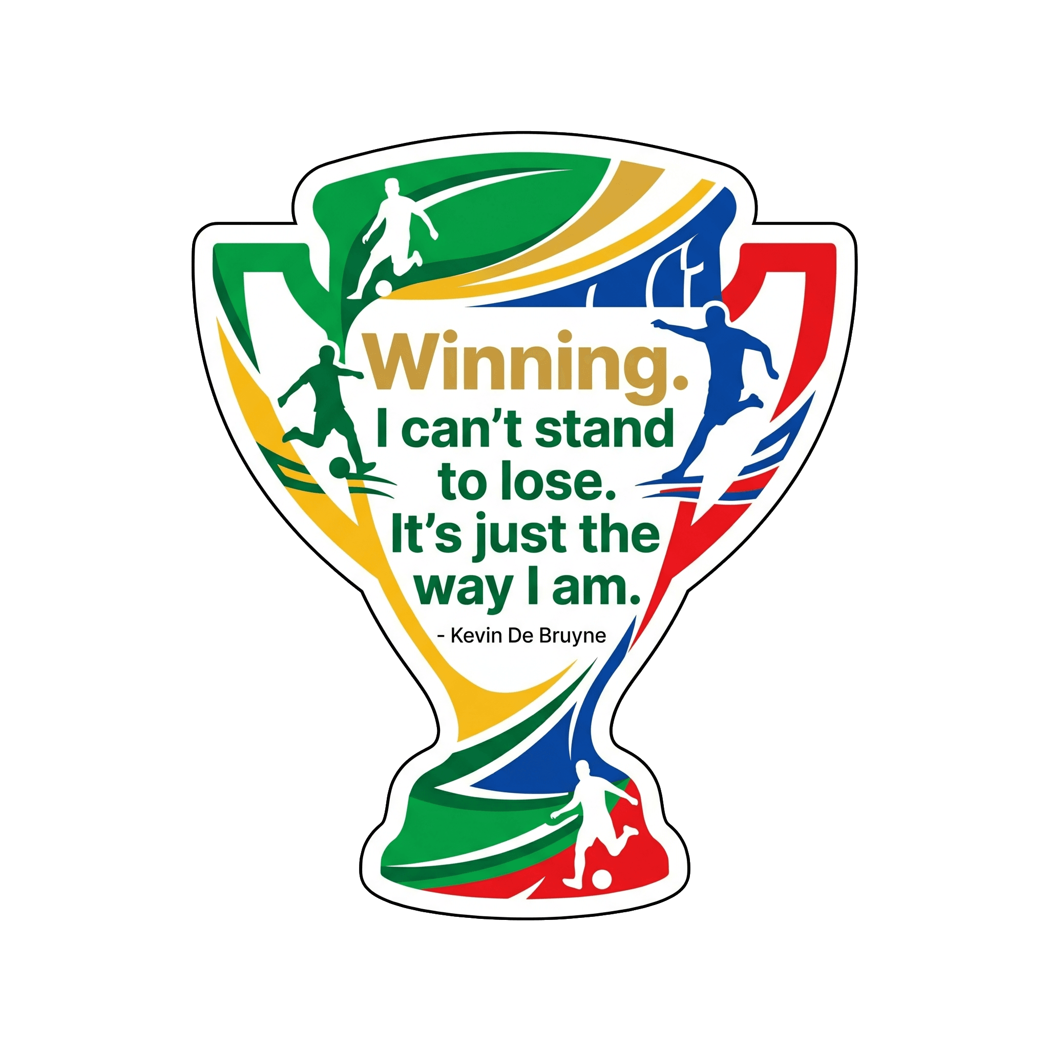 KDB's Winning Mentality Sticker