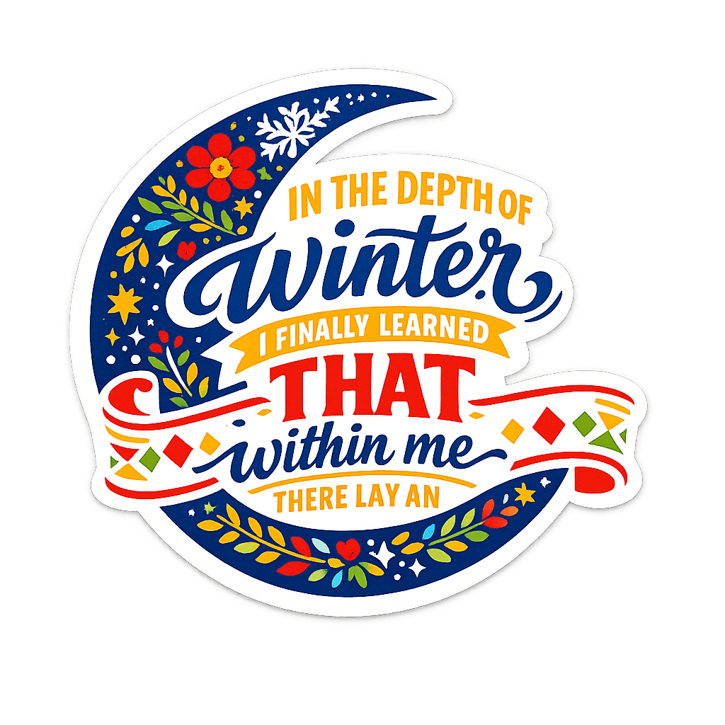 Winter's Depth Inner Strength Discovery