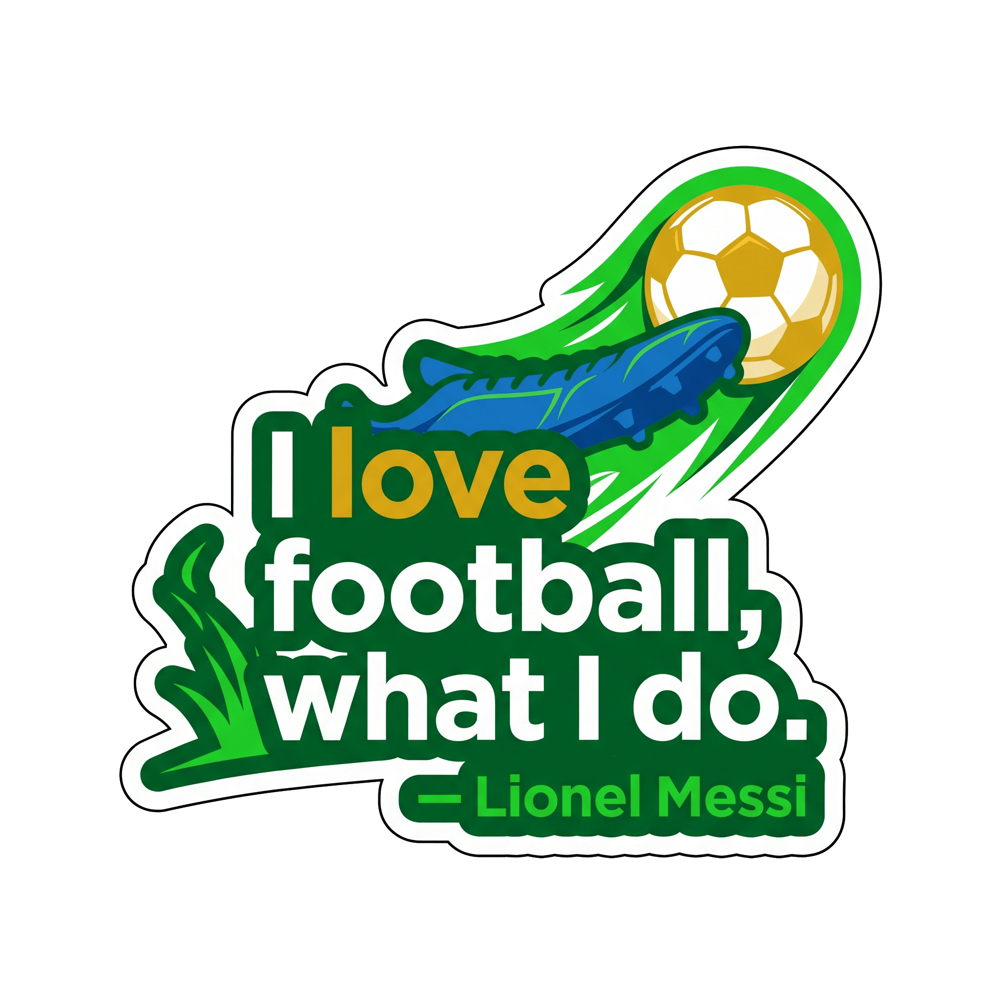 Lionel Messi Football Passion Statement