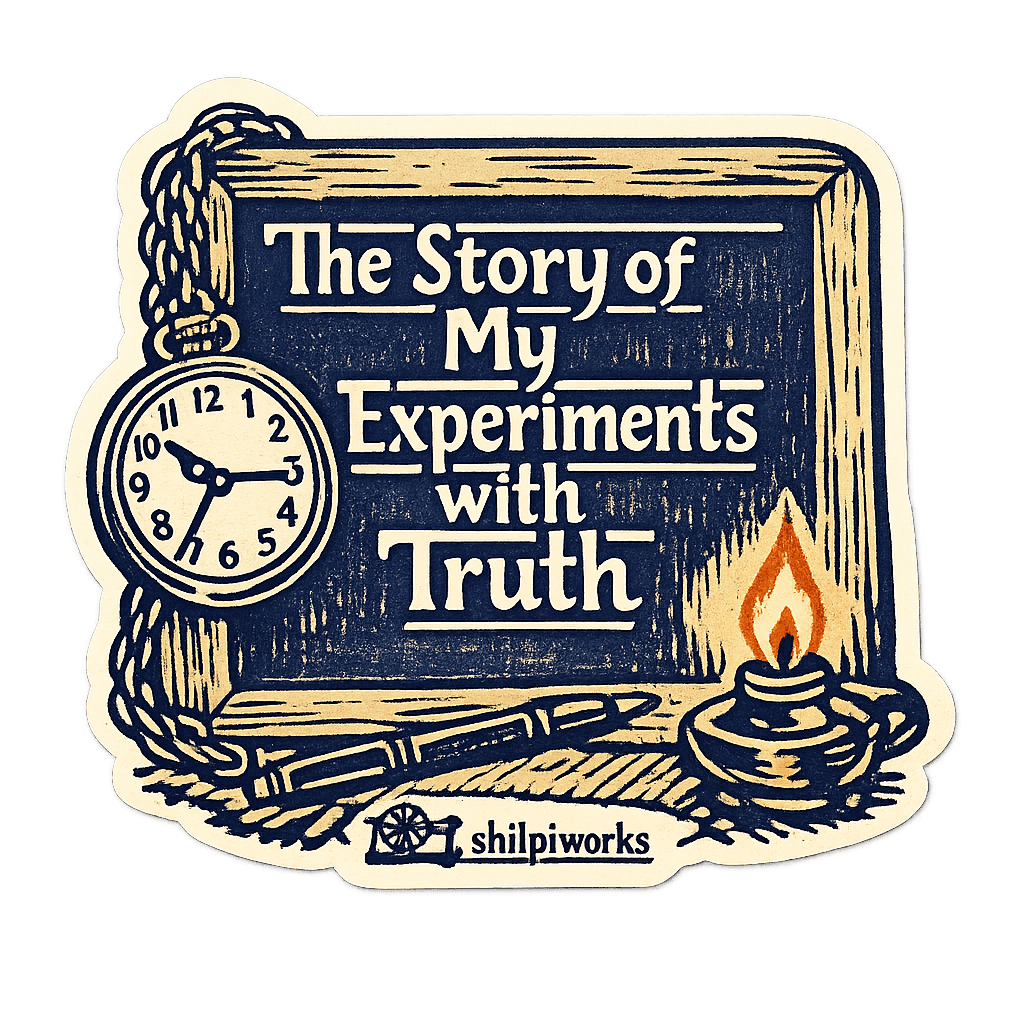 Gandhi Experiments with Truth Sticker