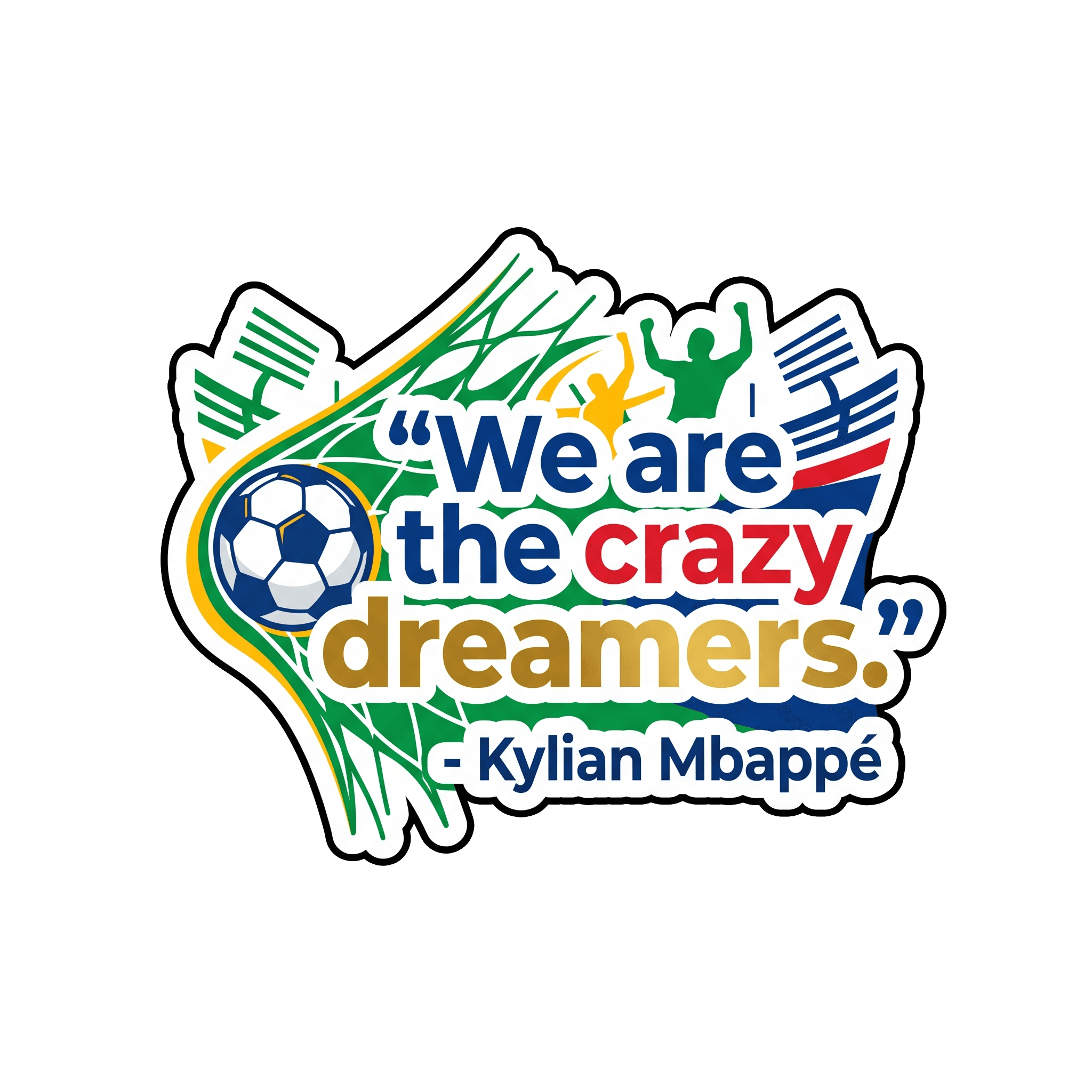 Mbappé's Dreamer's Spirit Sticker