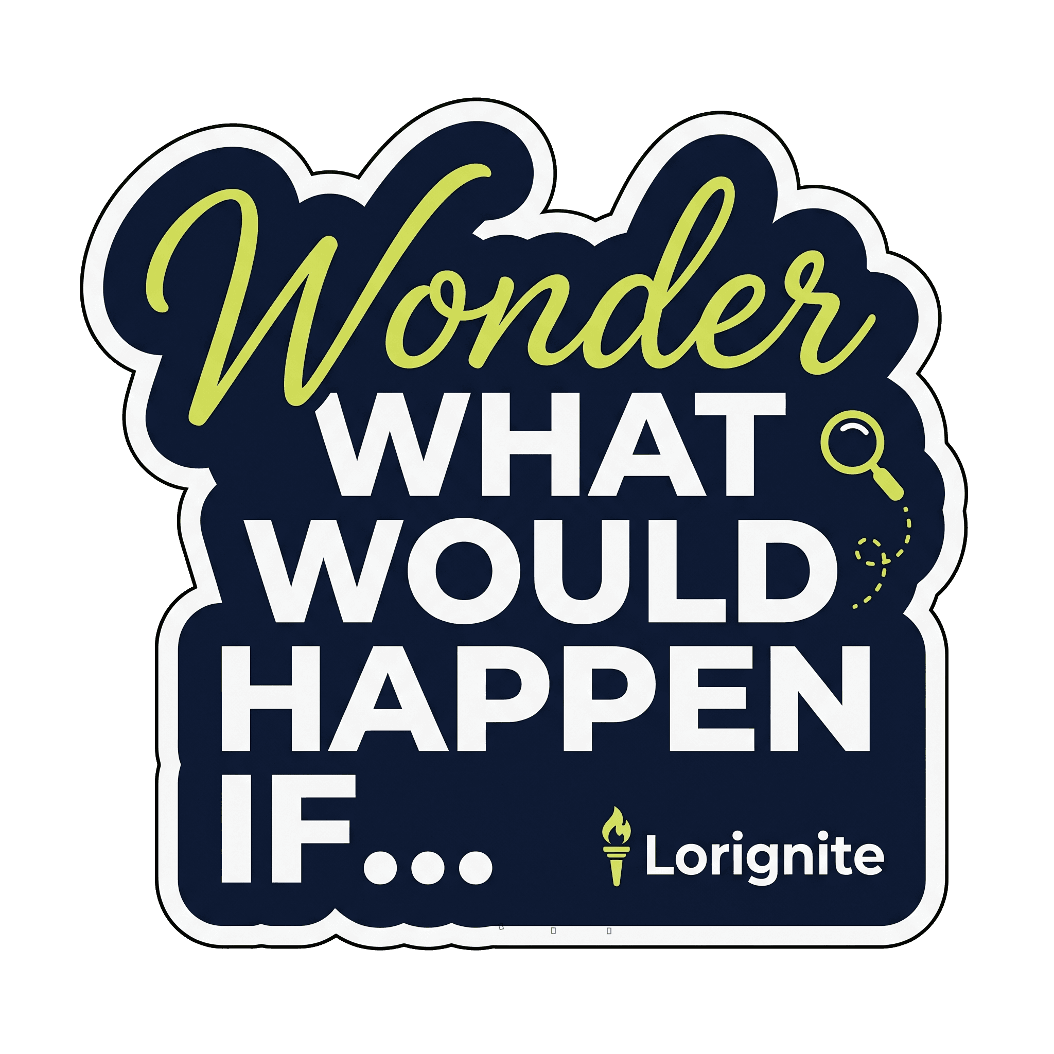 Lorignite Possibility Quote Sticker
