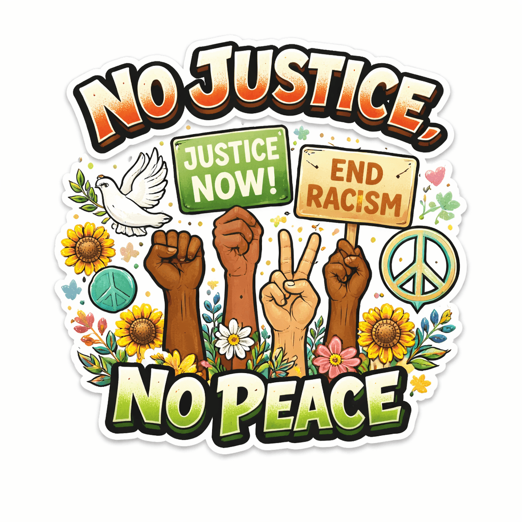 No Justice No Peace Graphic